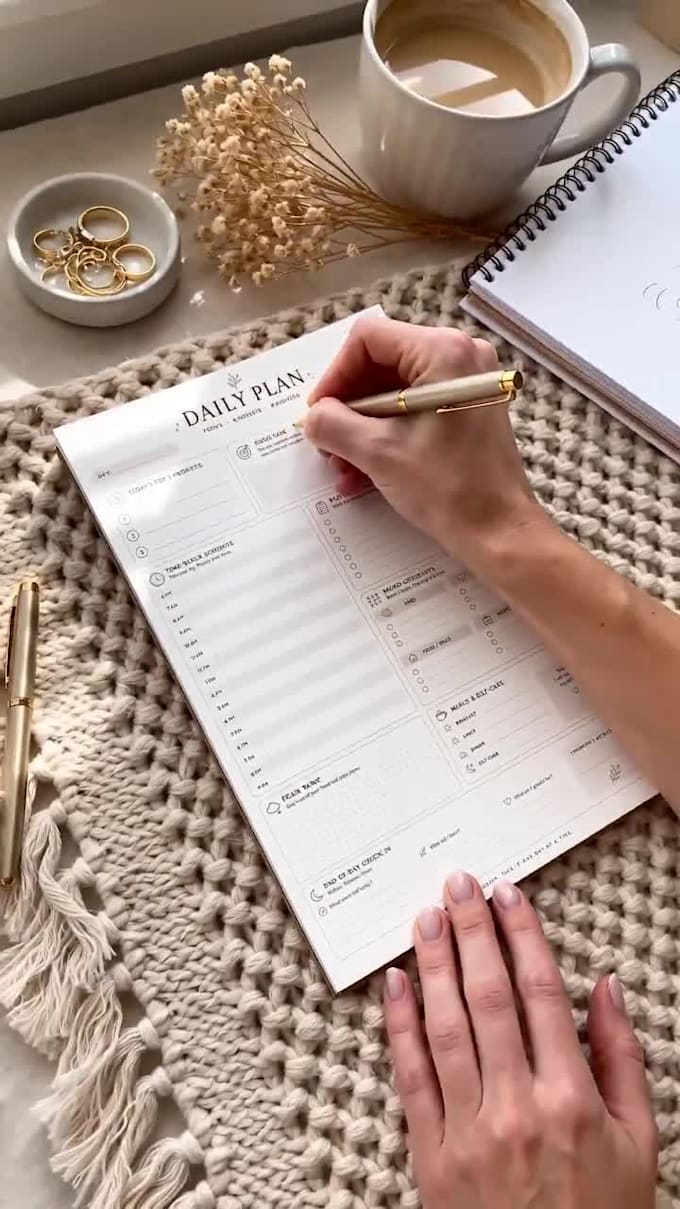 create a 20 page adhd planner bundle