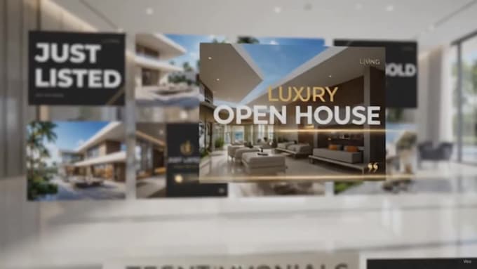 manage and design monthly real estate social media content