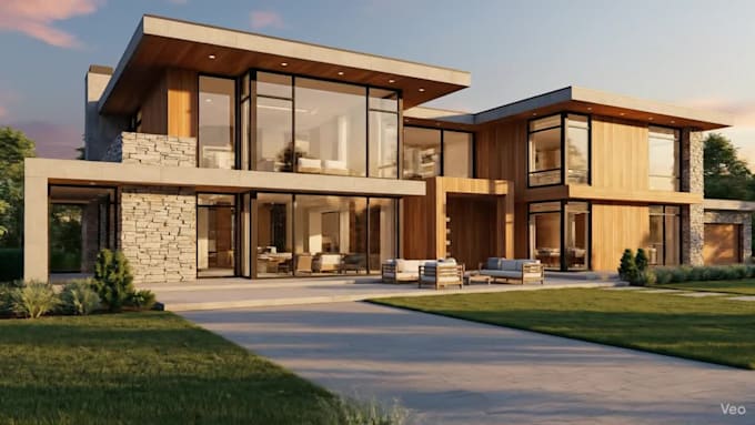 create realistic interior and exterior 3d modeling and rendering