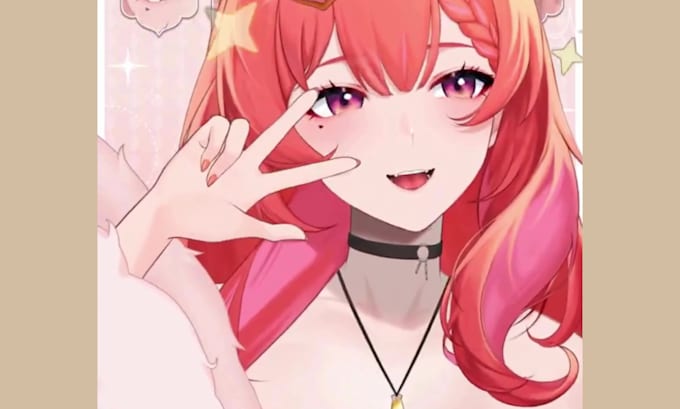 vtuber live2d vtuber rigging female vtuber anime avatar character creator model