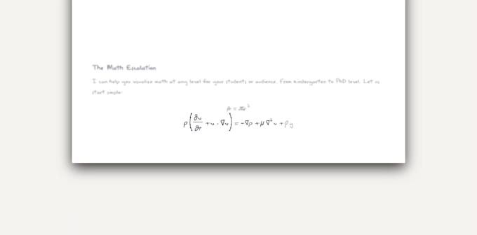create custom handwritten math and science explainer videos