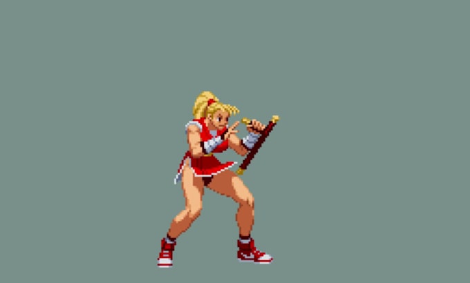 8x8, 16x16, 32x32, 64x64 pixel art character, sprite sheet, pixel animation, ui