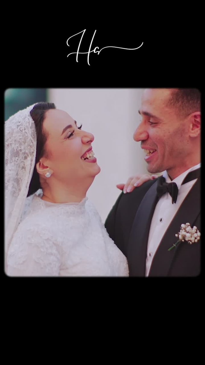 make a trendy wedding reels