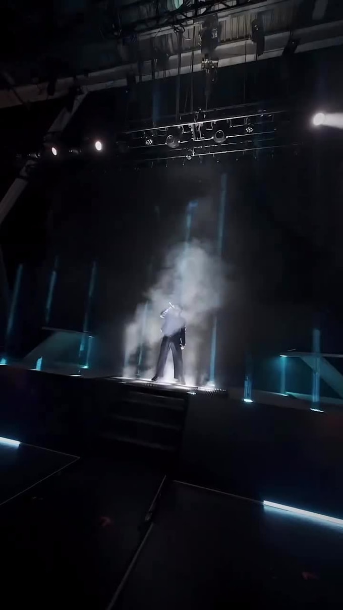 3d concert visual vj loops led wall stage show holographic visual