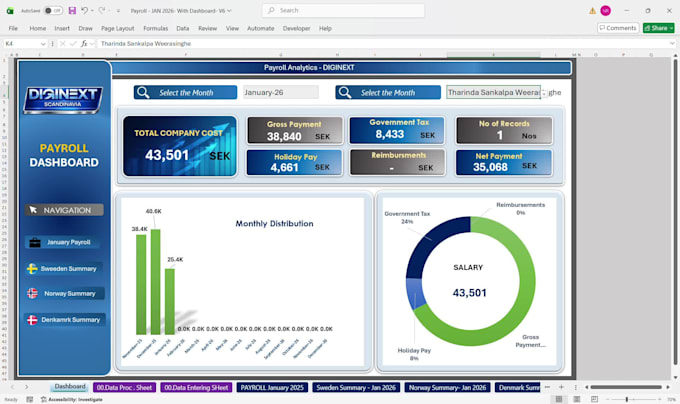 create professional dashboard for your business using excel