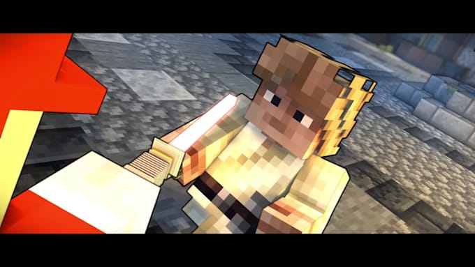 make cinematic minecraft fight animation