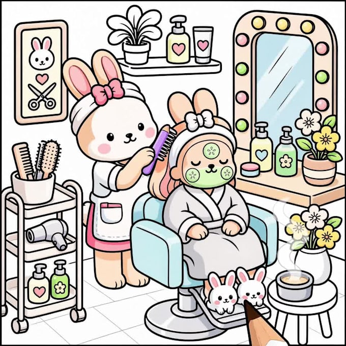 do a cozy coloring book cocowyo style