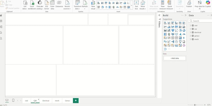 build a power bi dashboard