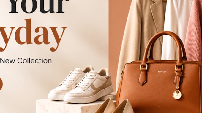design a professional website banner, web slider and shopify banner