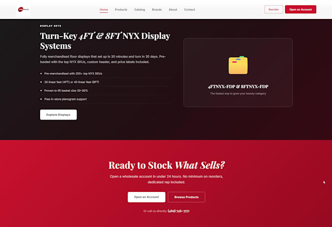 do ai full stack business website development, frontend development