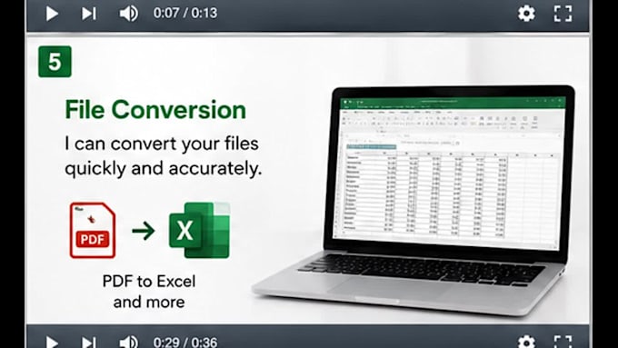 do excel pivot tables dashboards and all files conversion