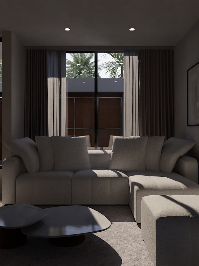 do 3d modelling, interior design and realistic 3d rendering