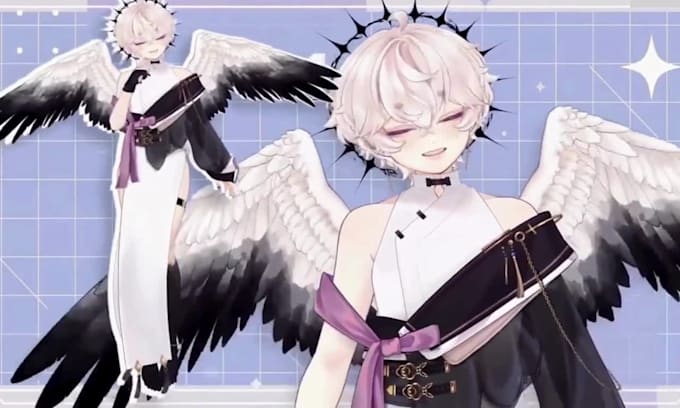 design and rig high quality live 2d vtuber model, 3d vtuber model, anime vtuber