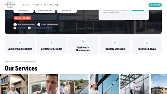 build a modern website for doctors and medical clinics