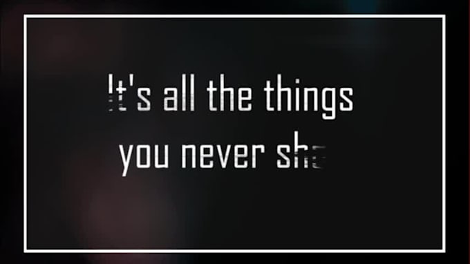 create an engaging lyric video with animated text