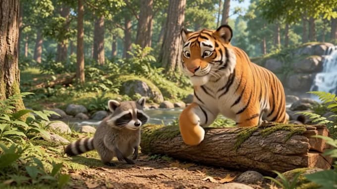 produce viral 3d kids animation, kids learning videos, ai kids animation video
