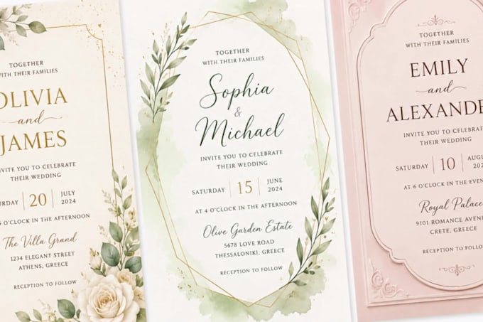 design elegant wedding and event