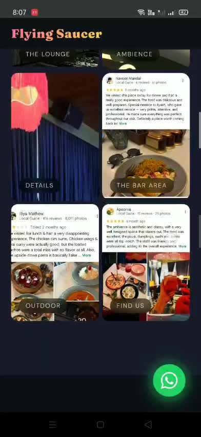 design a modern responsive restaurant or cafe website