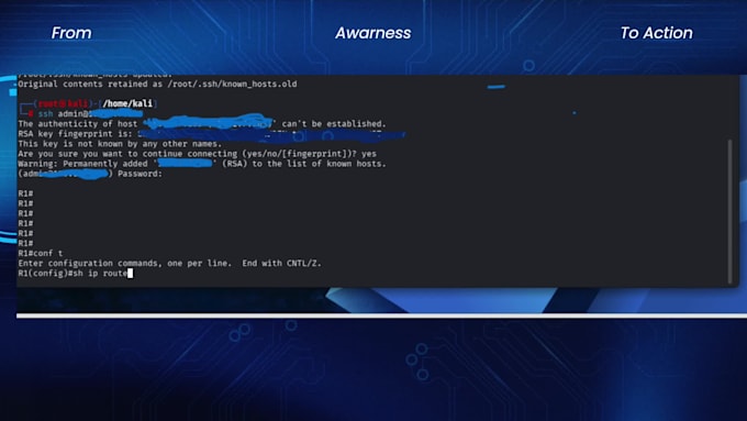 ssh configuration and remote access