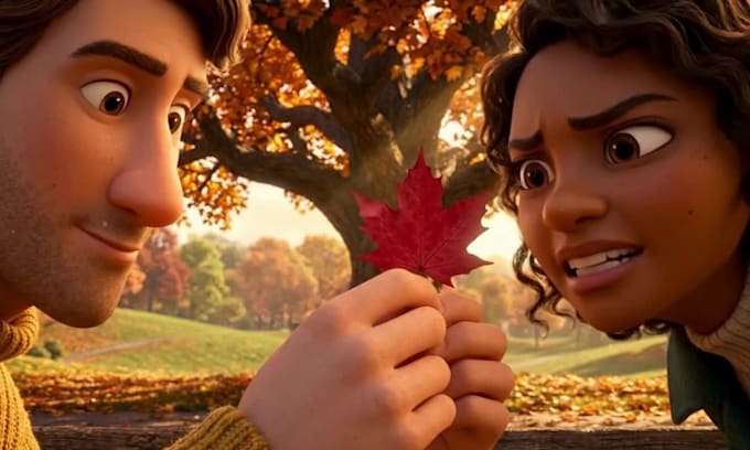 create a 3d ai animated love story for your wedding or looping meditation visual