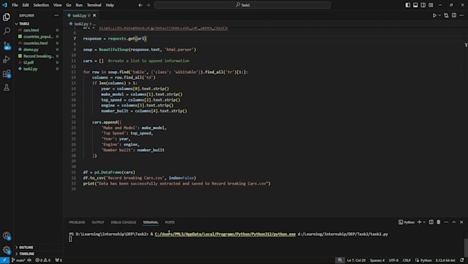 build web scrapers and extract data into CSV excel or json