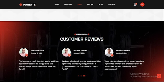 design a professional nutraceutical, supplement, vitamin, and wellness website