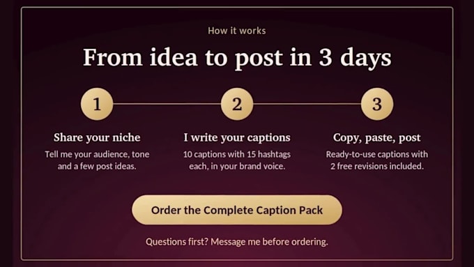 write engaging instagram,facebook captions and hashtags