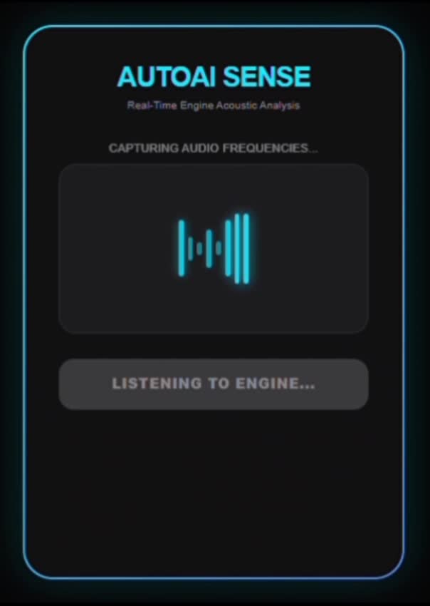 develop ai car malfunction sound detector with website