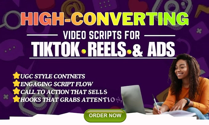 write tiktok and reels video scripts
