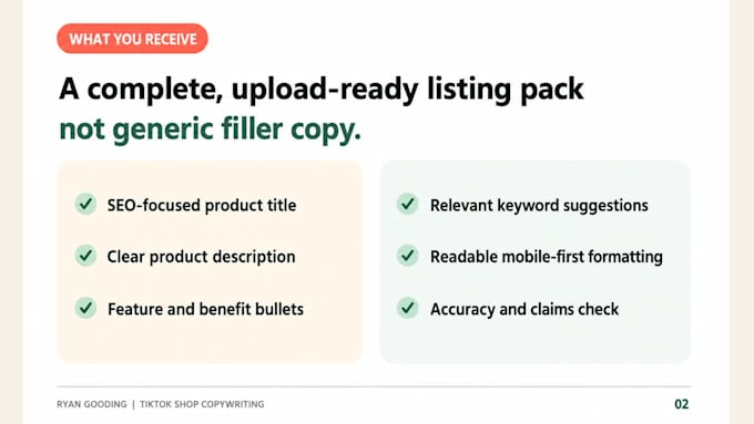 write SEO optimized tiktok shop product titles and descriptions