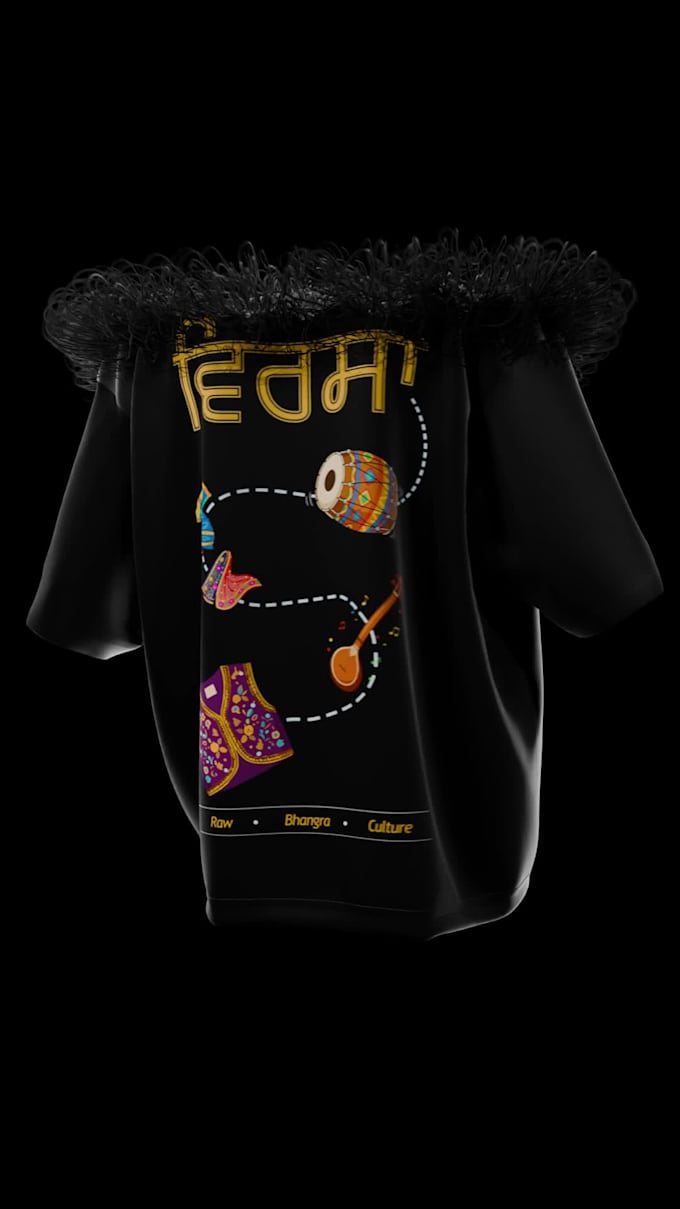 create 3d tshirt mockup for you