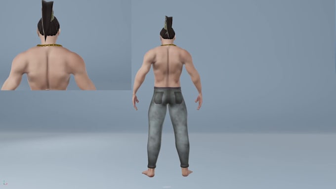 do 3d modeling character for you