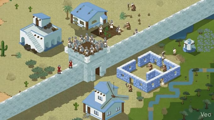 do pixel art top down tileset, tilemap, animated sprite sheet, rpg game map