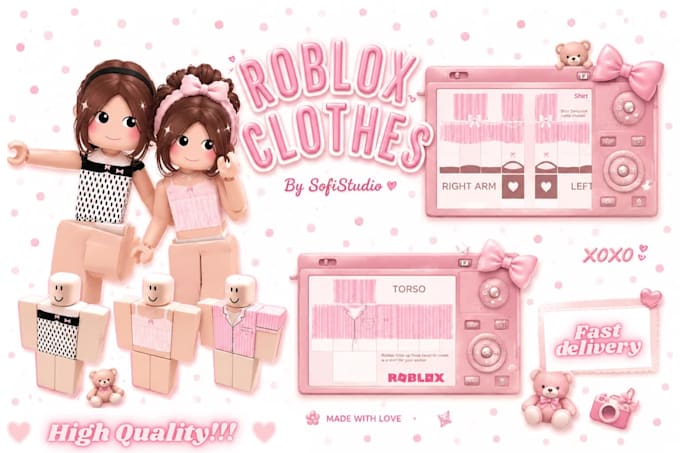 create custom roblox clothing with premium quality