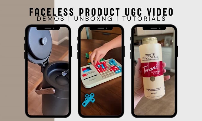 Create faceless ugc product videos for tiktok shop or amazon by Hey ...
