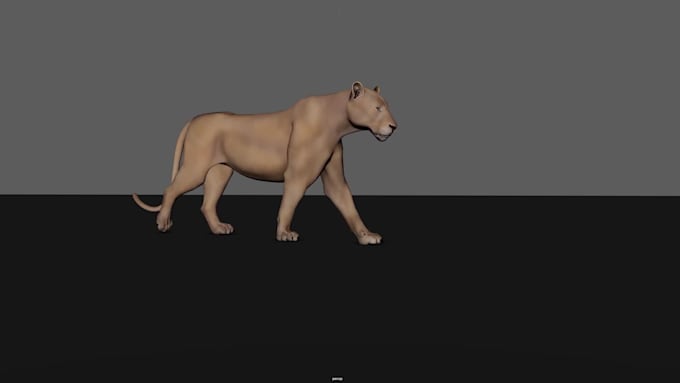 do 3d animal realistic models for games , animations and 3d printing