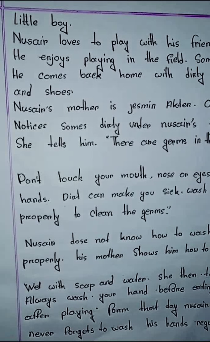 beautiful hand writing notes, script, latter, personal write