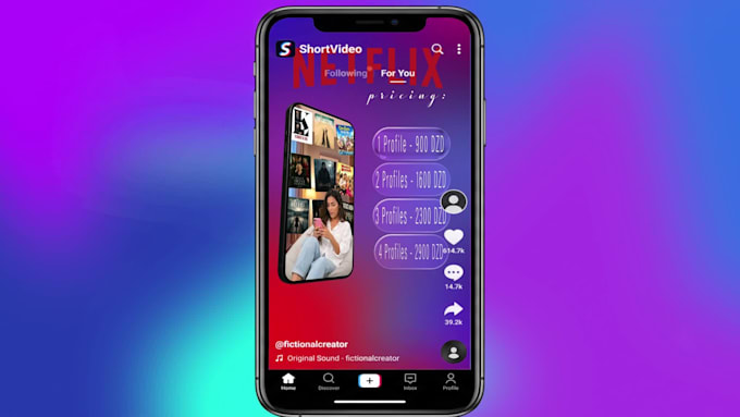 create a motion graphics ad for instagram and tiktok