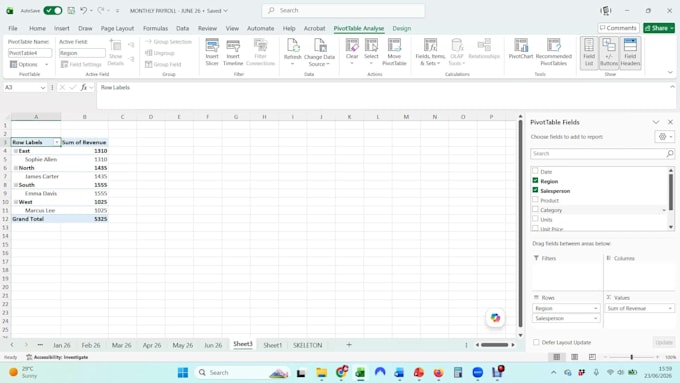 teach you microsoft excel from beginner to advanced, UK professional training