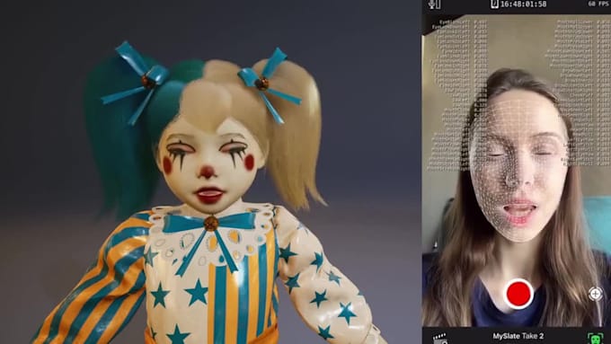 ai meshy avatar optimize for web,glb,talkghead,babylon js,arkit52,vrm,facs shape
