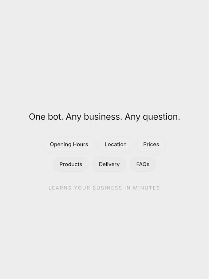 create an ai customer service chatbot for your business