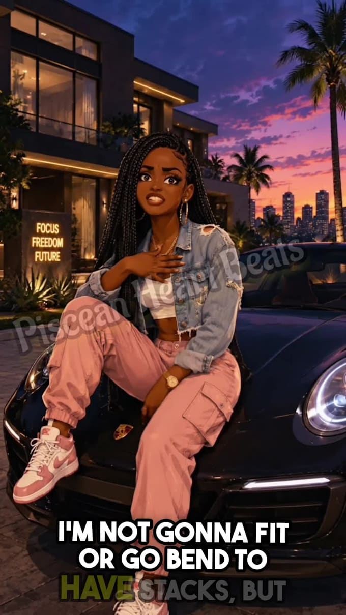 create a cartoon music video