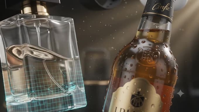 do 3d product animation skincare animation cosmetic animation 3d product design