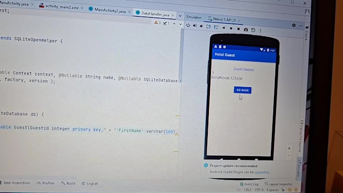 create android hotel booking app with check in checkout