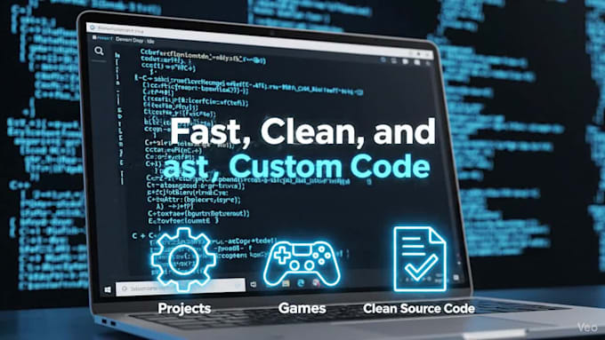 create professional c and c plus plus projects games and coding tasks