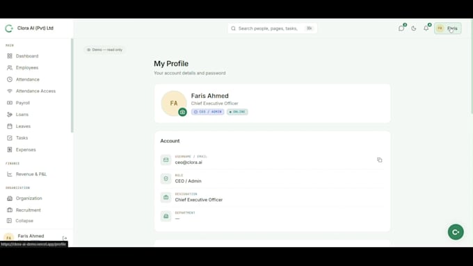 set up a complete HR payroll and attendance management system