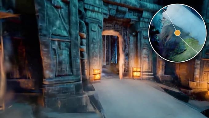 create animate your picture 3d parallax in unreal engine