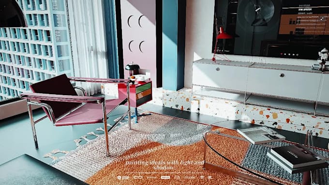interior rendering and production