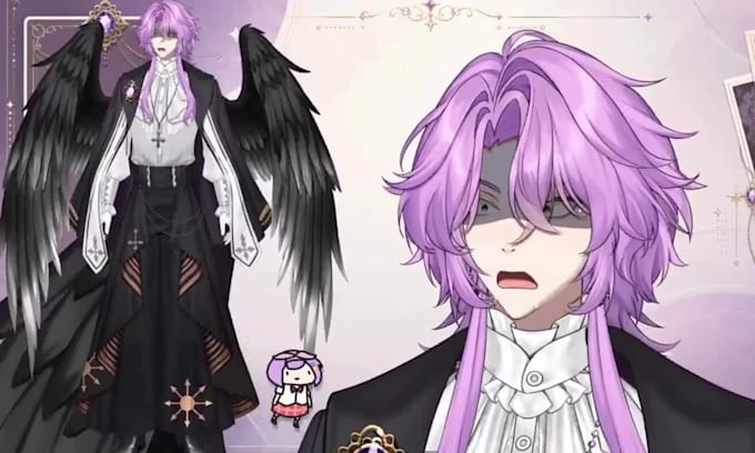 design 3d vtuber model anime vtuber rigging 2d vtuber model live2d rigging