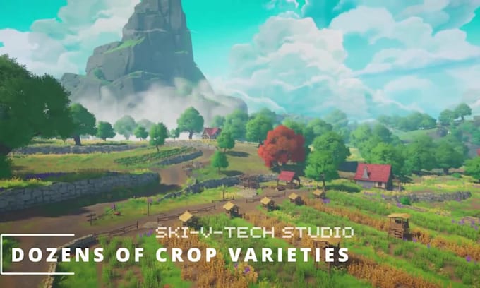 create stylized realism 3d environment game level art stylized pbr environment